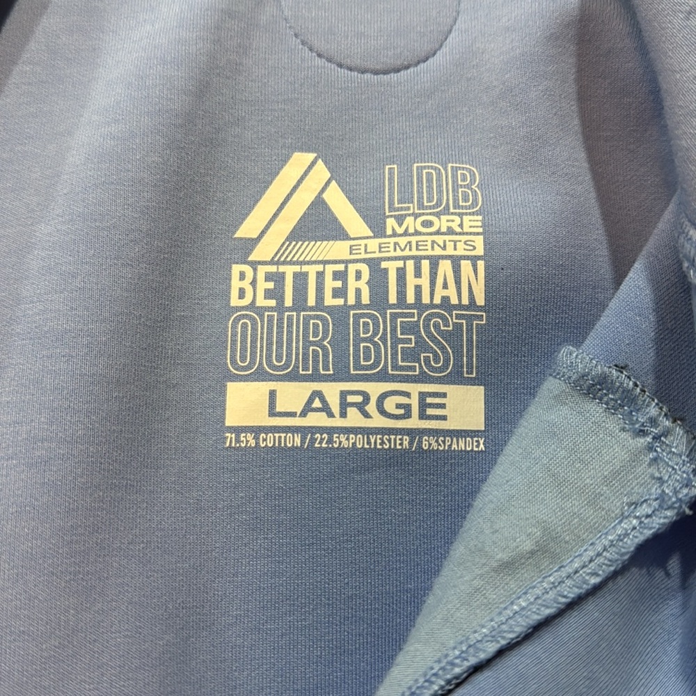 Alphalete Light Blue Elements Large Jacket Medium… - image 2